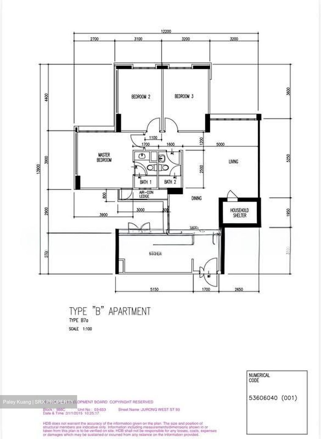Blk 988C Jurong West Street 93 (Jurong West), HDB 5 Rooms #602354921
